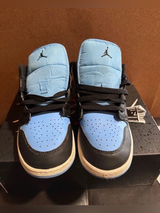 Jordan Other - Air Jordan 1 Low GS- Top Sneakers in University Blue and Black 7 Y